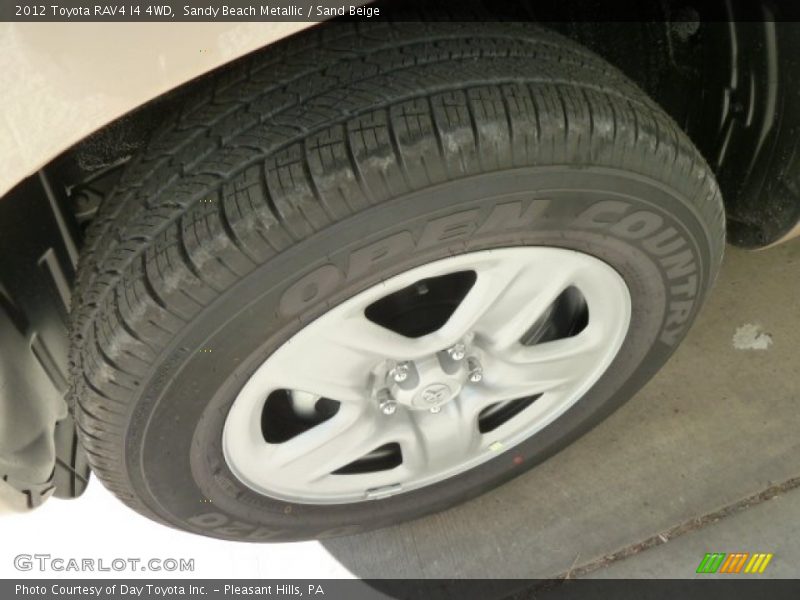 Sandy Beach Metallic / Sand Beige 2012 Toyota RAV4 I4 4WD