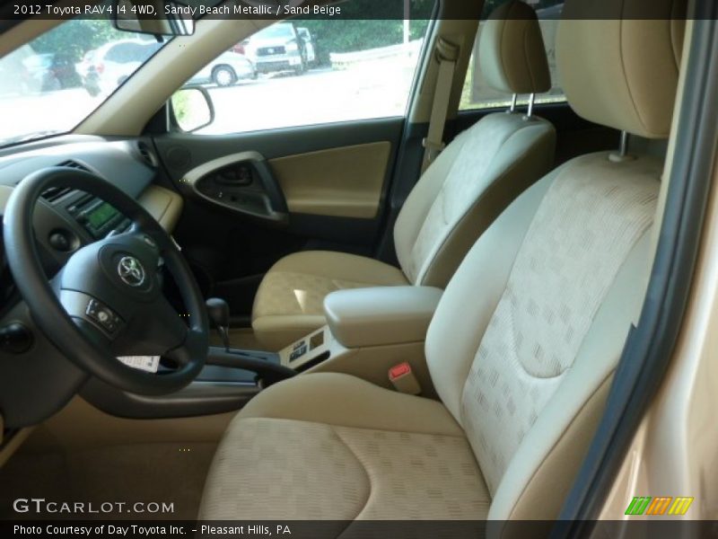 Sandy Beach Metallic / Sand Beige 2012 Toyota RAV4 I4 4WD
