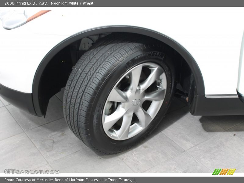 Moonlight White / Wheat 2008 Infiniti EX 35 AWD