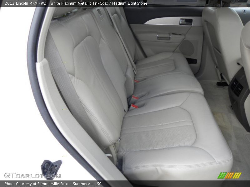 White Platinum Metallic Tri-Coat / Medium Light Stone 2012 Lincoln MKX FWD