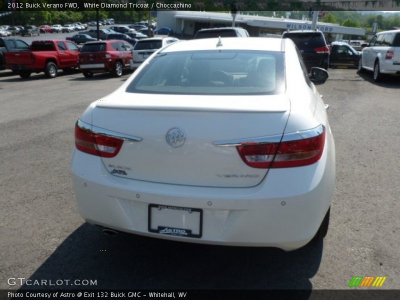 White Diamond Tricoat / Choccachino 2012 Buick Verano FWD