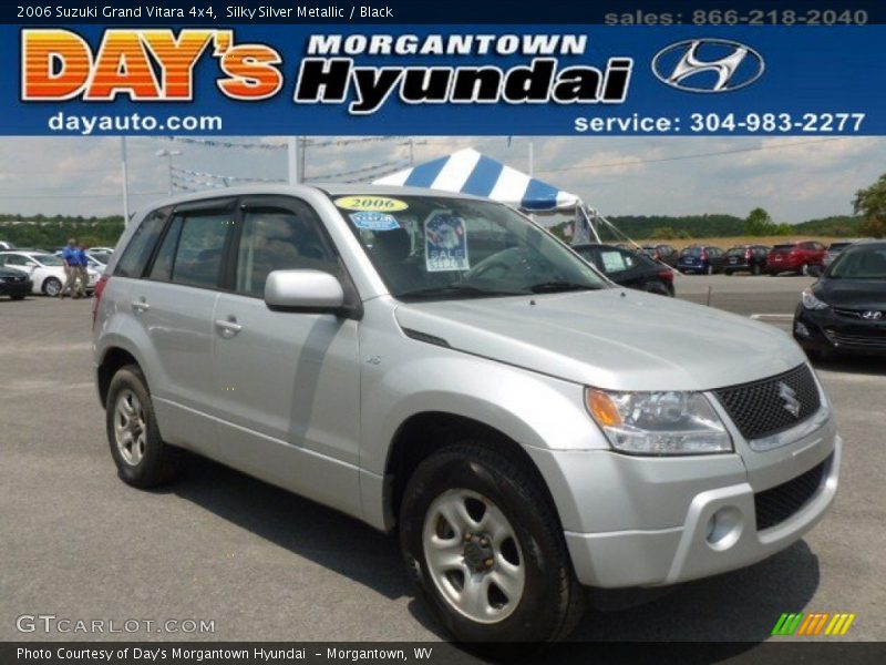 Silky Silver Metallic / Black 2006 Suzuki Grand Vitara 4x4