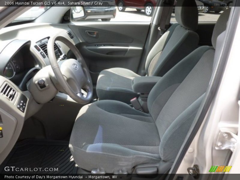 Sahara Silver / Gray 2006 Hyundai Tucson GLS V6 4x4