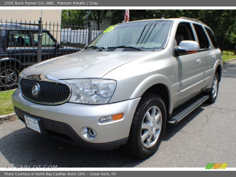 Platinum Metallic / Gray 2005 Buick Rainier CXL AWD