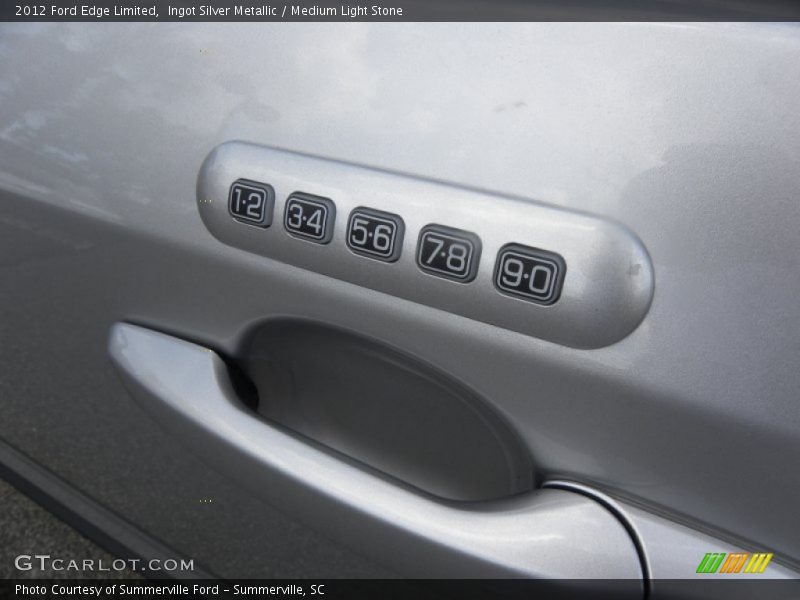 Ingot Silver Metallic / Medium Light Stone 2012 Ford Edge Limited