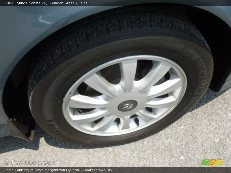 Celadon Green / Beige 2004 Hyundai Sonata V6