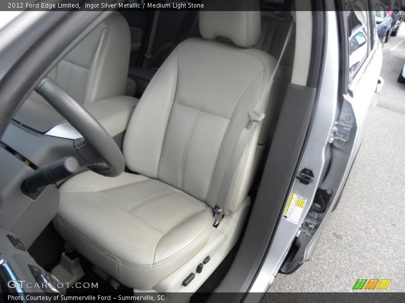 Ingot Silver Metallic / Medium Light Stone 2012 Ford Edge Limited