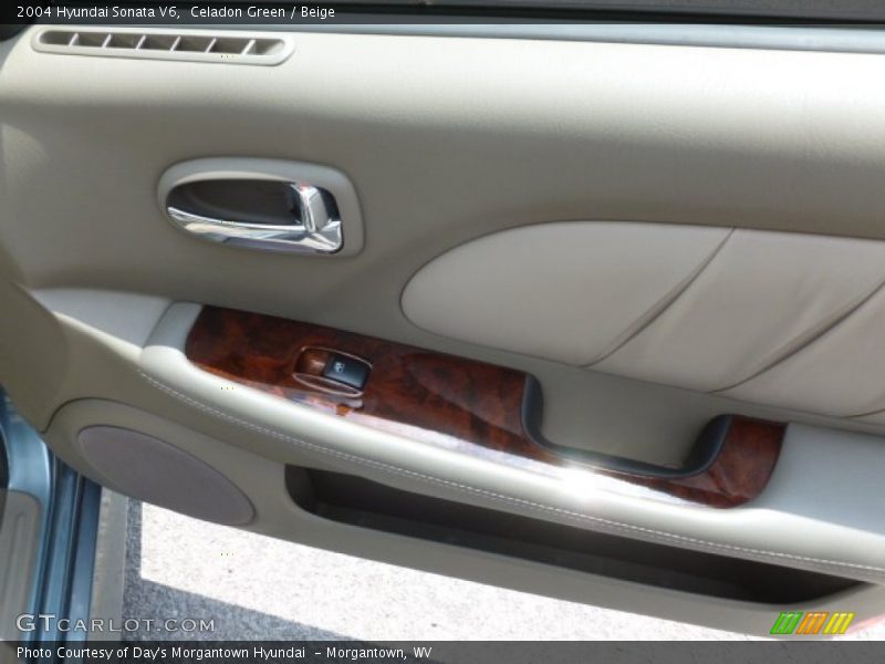 Celadon Green / Beige 2004 Hyundai Sonata V6