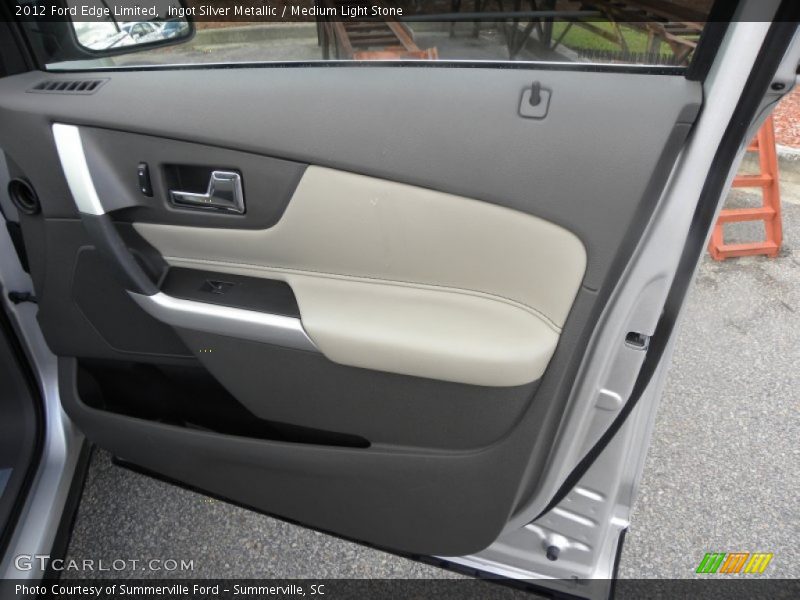 Ingot Silver Metallic / Medium Light Stone 2012 Ford Edge Limited