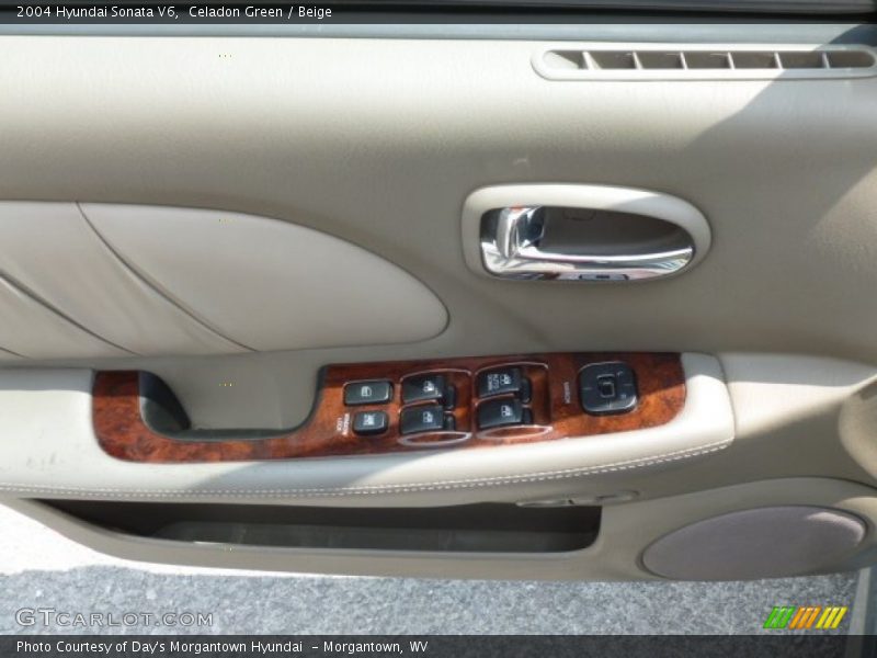 Celadon Green / Beige 2004 Hyundai Sonata V6