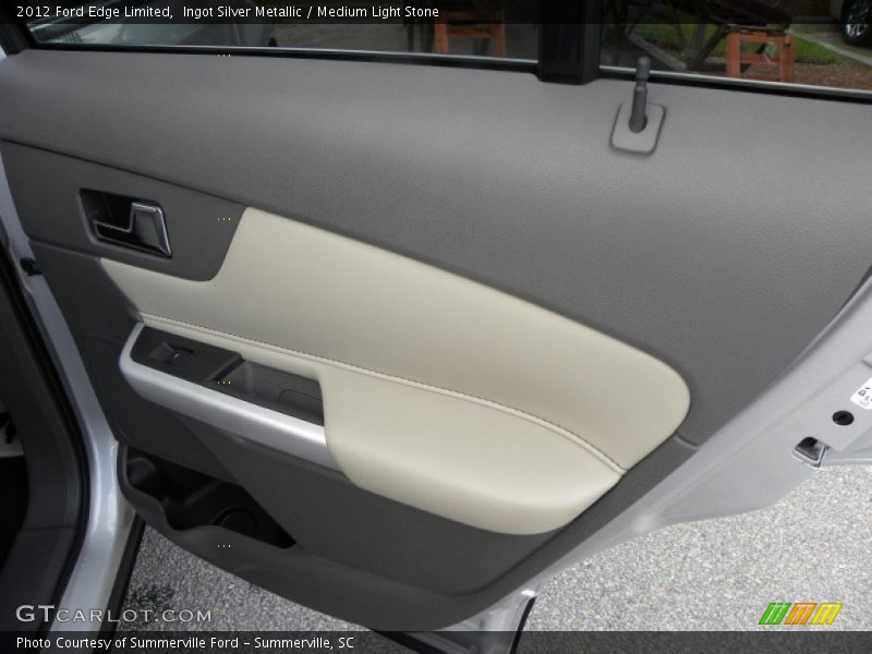 Ingot Silver Metallic / Medium Light Stone 2012 Ford Edge Limited