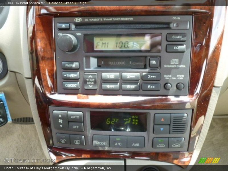 Celadon Green / Beige 2004 Hyundai Sonata V6