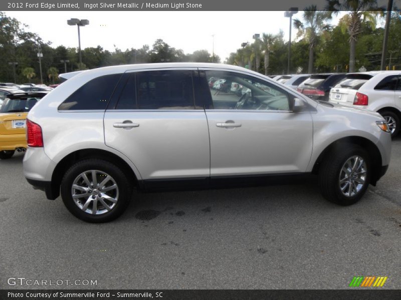 Ingot Silver Metallic / Medium Light Stone 2012 Ford Edge Limited