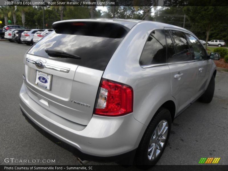 Ingot Silver Metallic / Medium Light Stone 2012 Ford Edge Limited