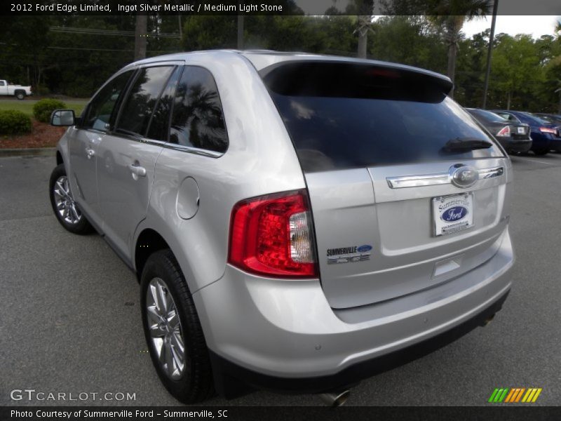 Ingot Silver Metallic / Medium Light Stone 2012 Ford Edge Limited