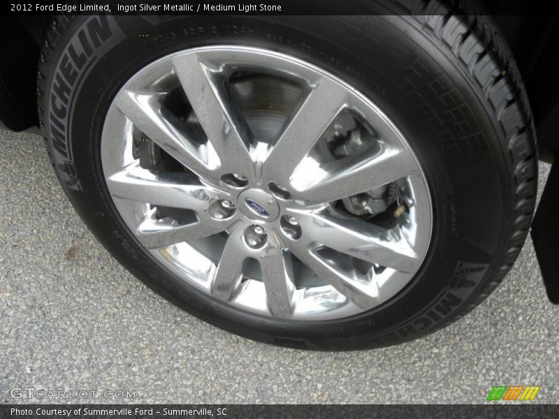 Ingot Silver Metallic / Medium Light Stone 2012 Ford Edge Limited