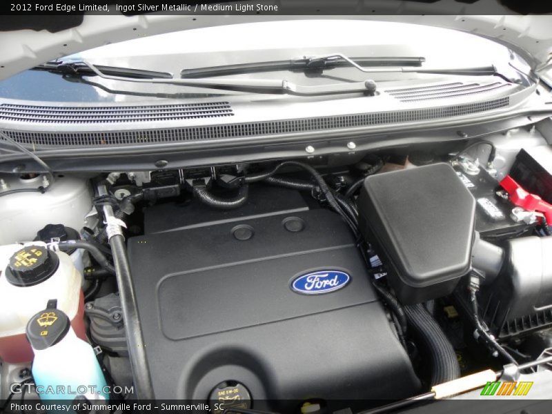 Ingot Silver Metallic / Medium Light Stone 2012 Ford Edge Limited