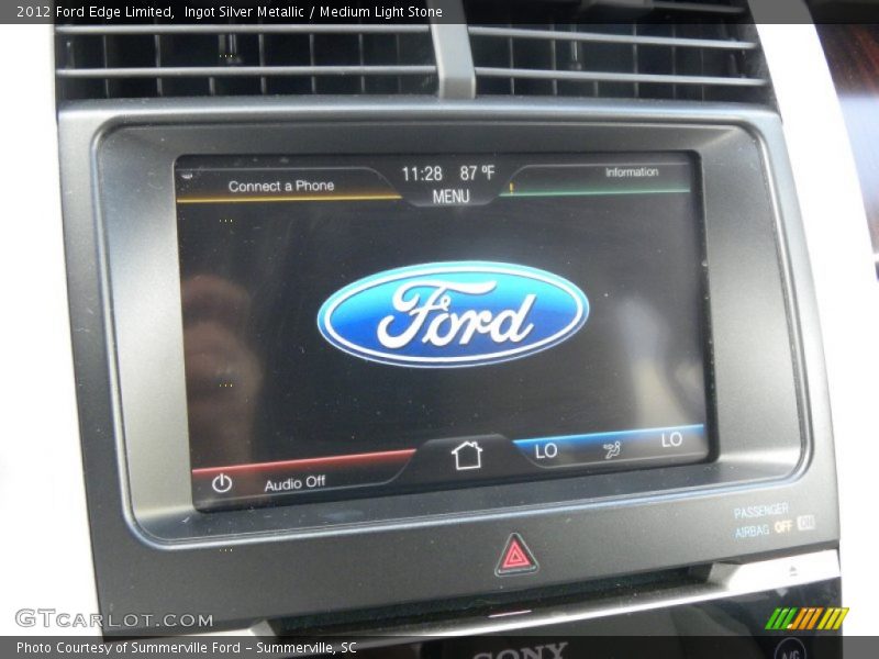 Ingot Silver Metallic / Medium Light Stone 2012 Ford Edge Limited
