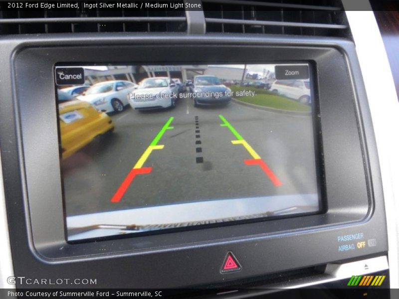 Ingot Silver Metallic / Medium Light Stone 2012 Ford Edge Limited