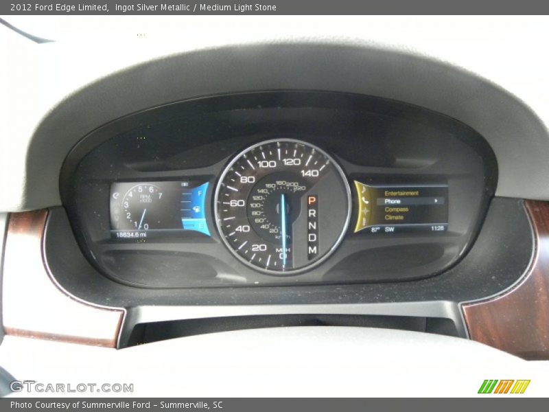 Ingot Silver Metallic / Medium Light Stone 2012 Ford Edge Limited