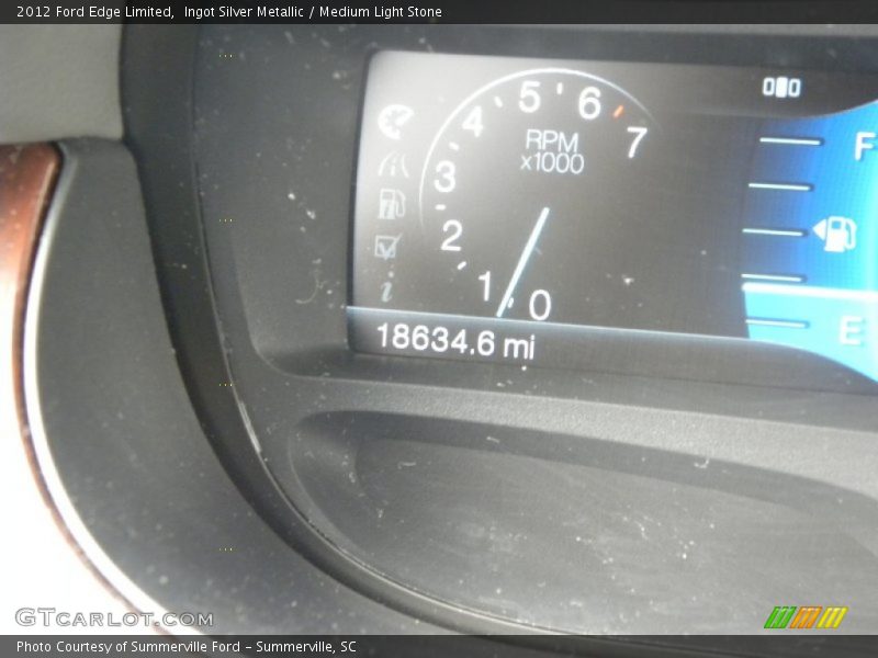 Ingot Silver Metallic / Medium Light Stone 2012 Ford Edge Limited