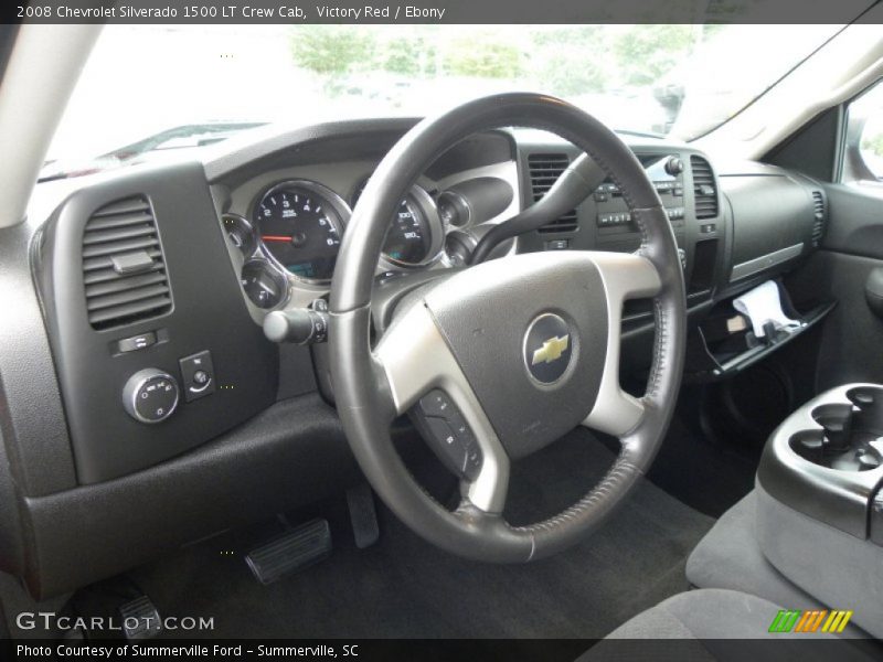 Victory Red / Ebony 2008 Chevrolet Silverado 1500 LT Crew Cab