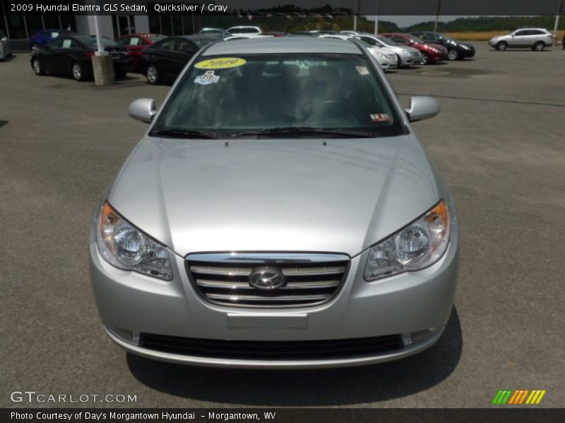 Quicksilver / Gray 2009 Hyundai Elantra GLS Sedan