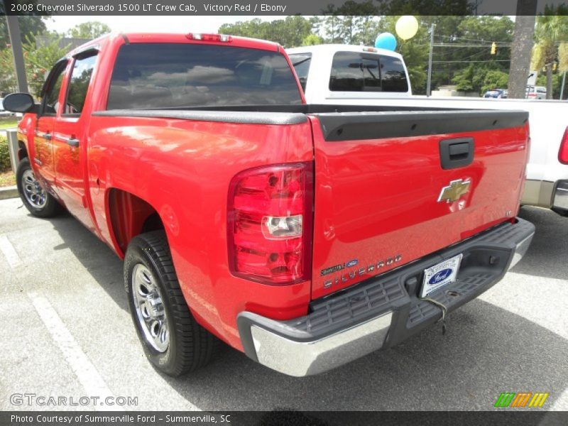 Victory Red / Ebony 2008 Chevrolet Silverado 1500 LT Crew Cab