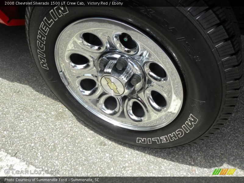 Victory Red / Ebony 2008 Chevrolet Silverado 1500 LT Crew Cab