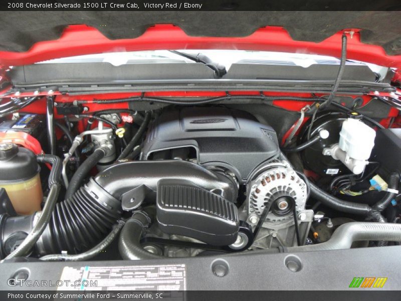 Victory Red / Ebony 2008 Chevrolet Silverado 1500 LT Crew Cab