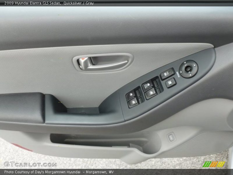 Quicksilver / Gray 2009 Hyundai Elantra GLS Sedan