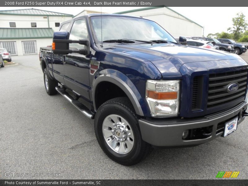 Dark Blue Pearl Metallic / Ebony 2008 Ford F250 Super Duty FX4 Crew Cab 4x4