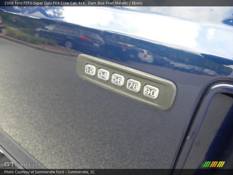 Dark Blue Pearl Metallic / Ebony 2008 Ford F250 Super Duty FX4 Crew Cab 4x4
