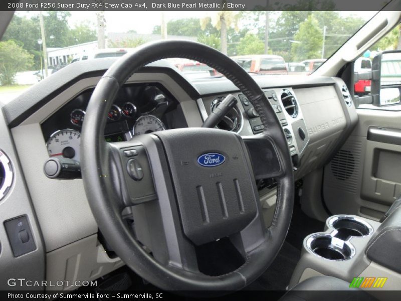 Dark Blue Pearl Metallic / Ebony 2008 Ford F250 Super Duty FX4 Crew Cab 4x4