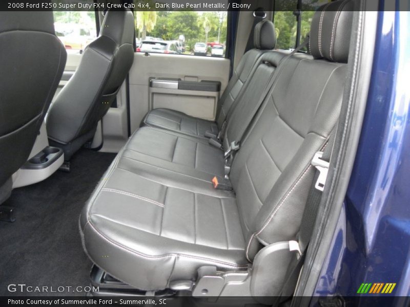 Dark Blue Pearl Metallic / Ebony 2008 Ford F250 Super Duty FX4 Crew Cab 4x4