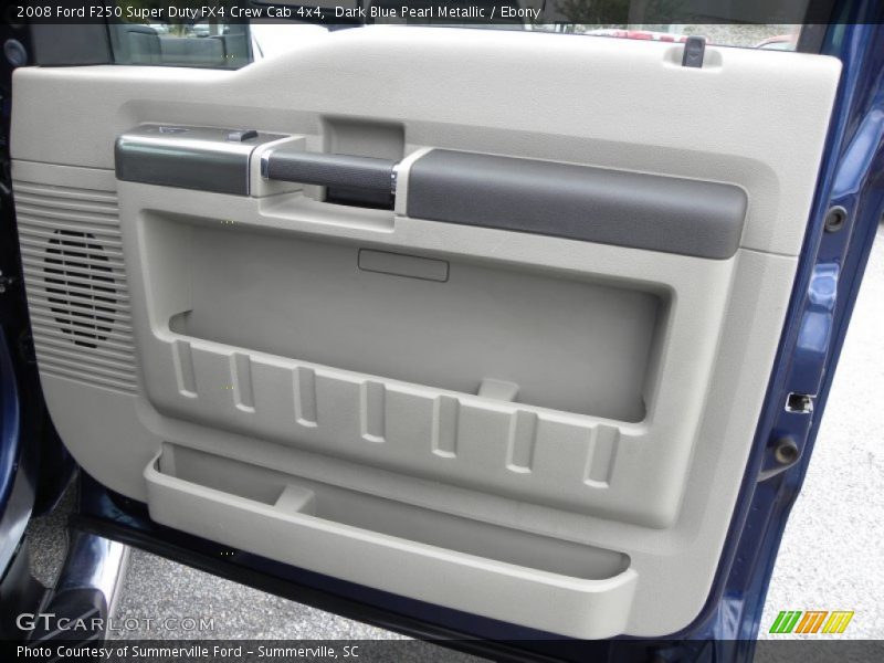 Dark Blue Pearl Metallic / Ebony 2008 Ford F250 Super Duty FX4 Crew Cab 4x4