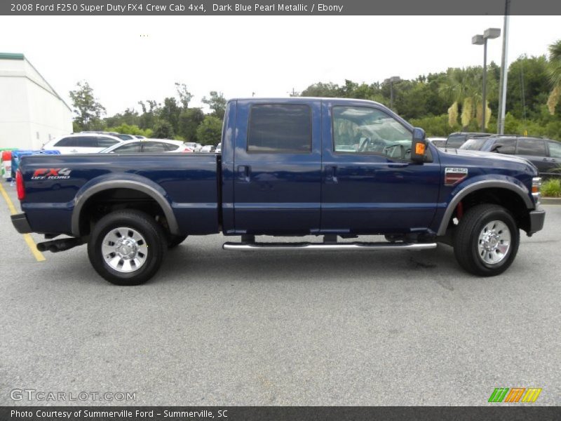 Dark Blue Pearl Metallic / Ebony 2008 Ford F250 Super Duty FX4 Crew Cab 4x4