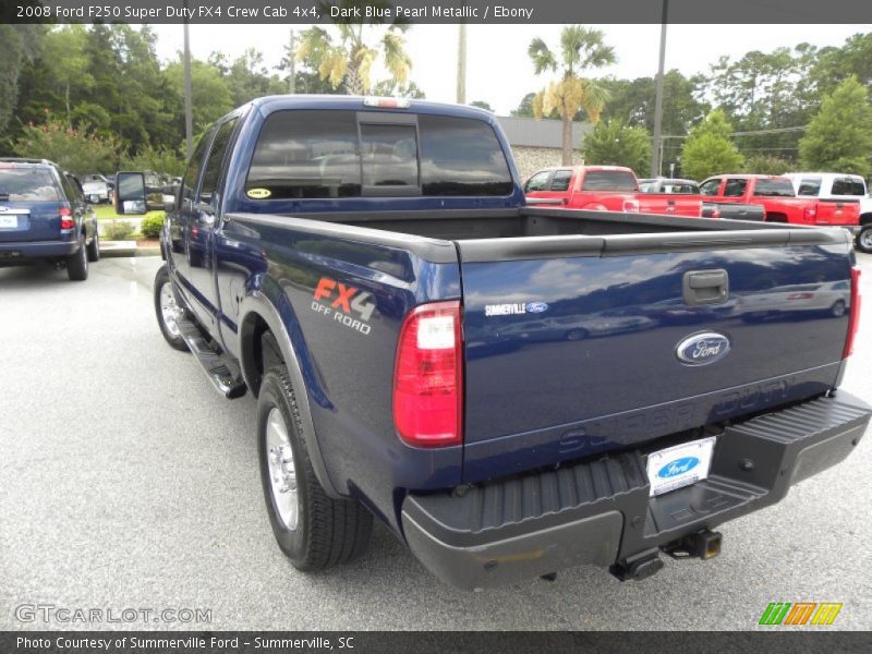 Dark Blue Pearl Metallic / Ebony 2008 Ford F250 Super Duty FX4 Crew Cab 4x4