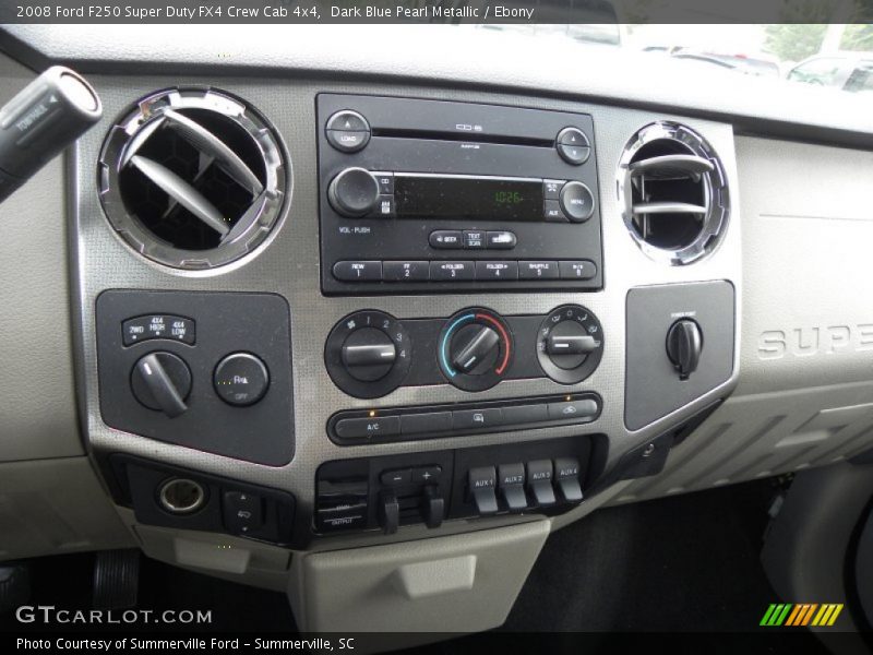 Dark Blue Pearl Metallic / Ebony 2008 Ford F250 Super Duty FX4 Crew Cab 4x4