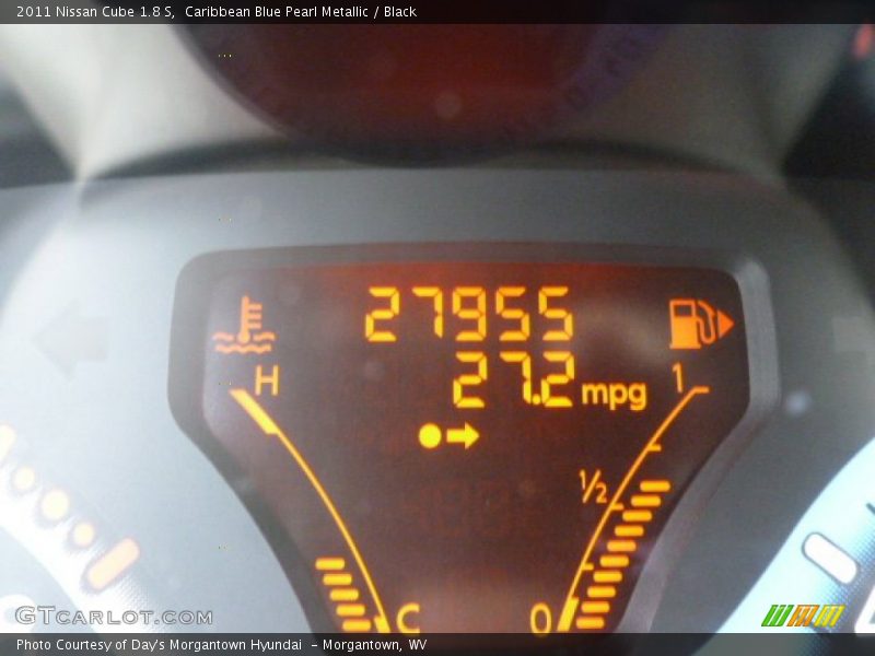 Caribbean Blue Pearl Metallic / Black 2011 Nissan Cube 1.8 S