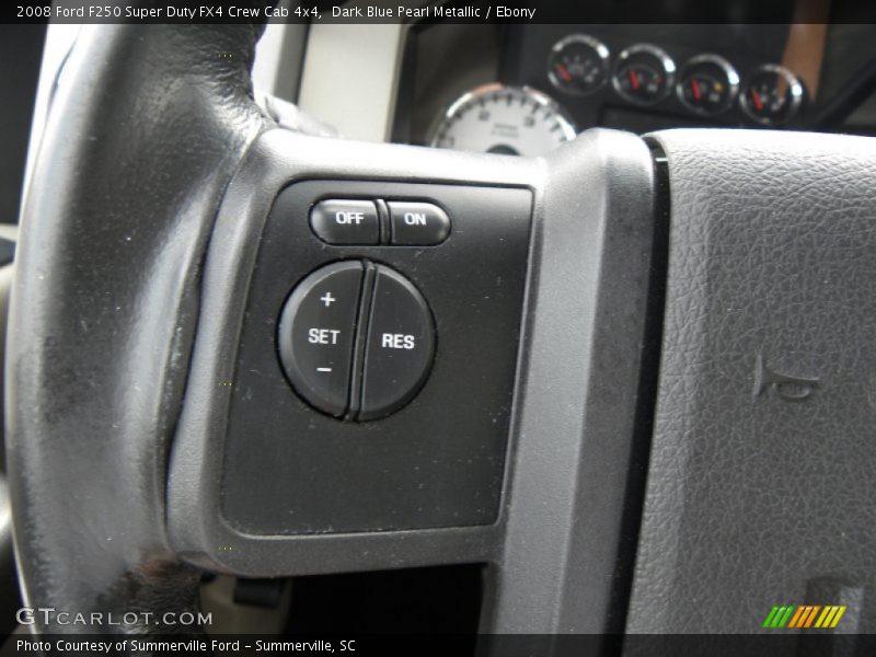 Dark Blue Pearl Metallic / Ebony 2008 Ford F250 Super Duty FX4 Crew Cab 4x4
