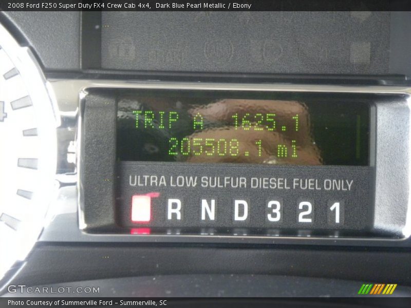 Dark Blue Pearl Metallic / Ebony 2008 Ford F250 Super Duty FX4 Crew Cab 4x4