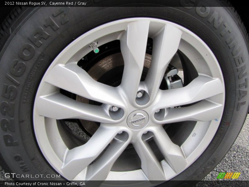Cayenne Red / Gray 2012 Nissan Rogue SV