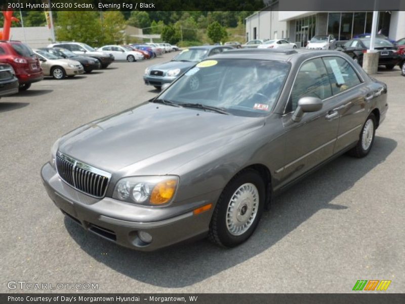 Evening Fog / Black 2001 Hyundai XG300 Sedan