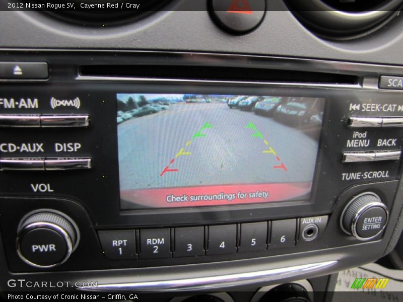 Cayenne Red / Gray 2012 Nissan Rogue SV