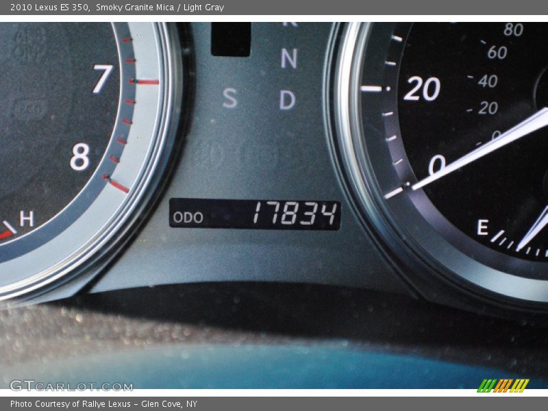 Smoky Granite Mica / Light Gray 2010 Lexus ES 350