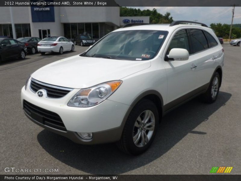 Stone White / Beige 2012 Hyundai Veracruz Limited AWD