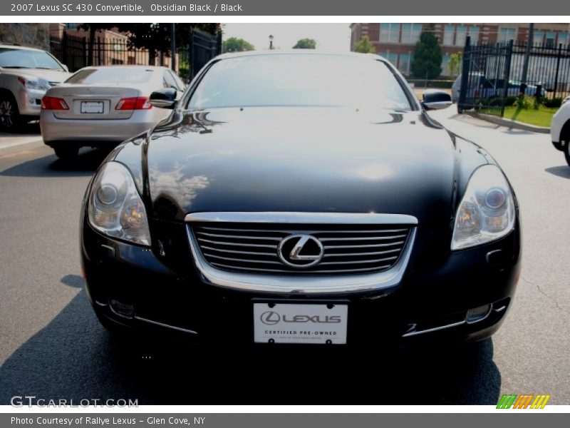 Obsidian Black / Black 2007 Lexus SC 430 Convertible