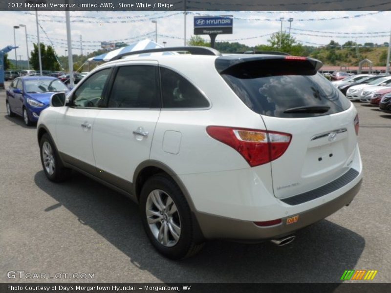 Stone White / Beige 2012 Hyundai Veracruz Limited AWD