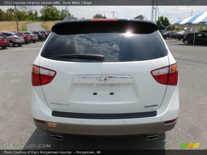 Stone White / Beige 2012 Hyundai Veracruz Limited AWD